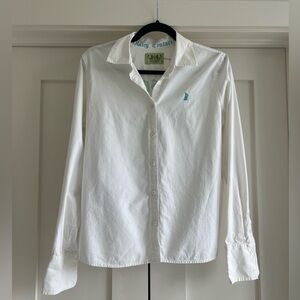 Juicy Couture White Button-Up Shirt